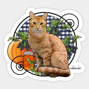 Marmalade Cat Sticker